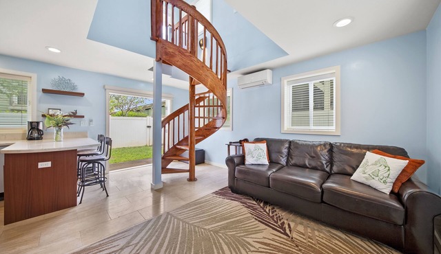 Waialua Beachside Cottage: Lovely! Direct Beach Access