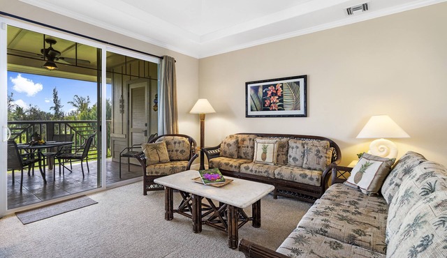 Waikoloa Beach Villas P32 - Beautiful Quiet Top Floor Villa with Golf Views!