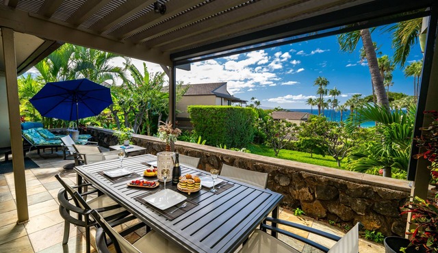 Wailea Elua 3 Bedroom+2 Bath Spacious Beach Home with Oceanview Lanai