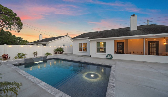 Waldemere House | Saltwater Pool | Screened Porch, Fireplace + Games