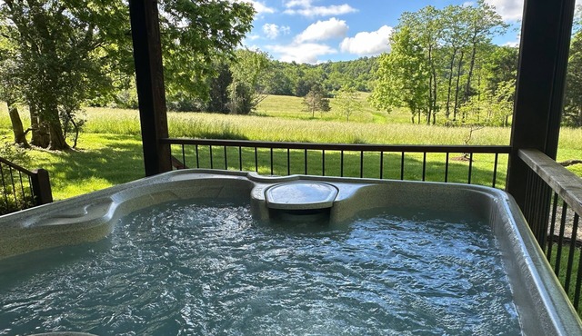 "Walden" Modern Cabin on 54 Riverfront Acres along Shenandoah River w/Hot Tub