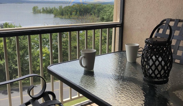 WALK-IN 2 Bedroom Sleeps 7! Lake View & Marina! 2 mi from Silver Dollar City