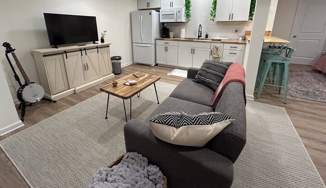 Walk-out basement studio of new townhome on outskirts of Lancaster city