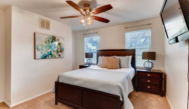 Walk Score 93 + Comfy beds + Youtube TV