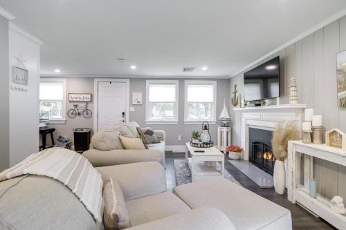 Walk to Beach Dennis Cottage with Deck!