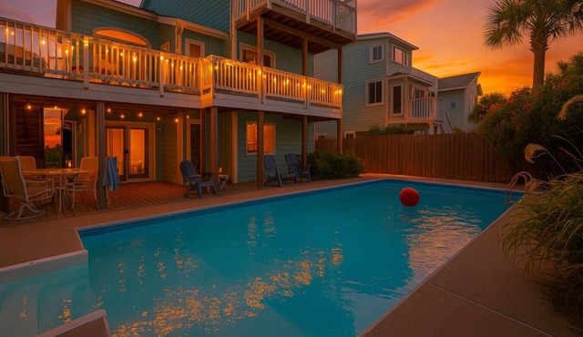 Walk-to-Beach Home with Private Pool, Pet-Friendly