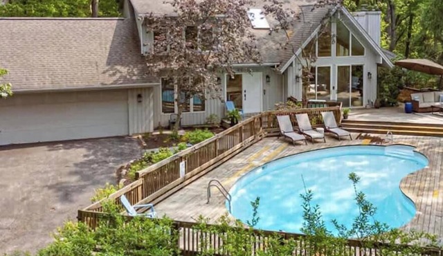 Walk to Beach Retreat w/Pool, Hot Tub, Fire Pit