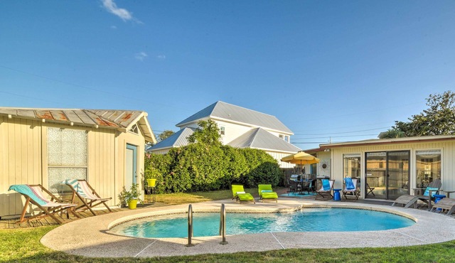Walk to Beach: PCB Retreat w/Private Pool!
