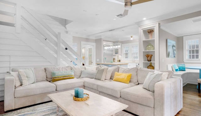 ☀️Walk to Beach-Bikes-Pool-30A-Captain's Cottage