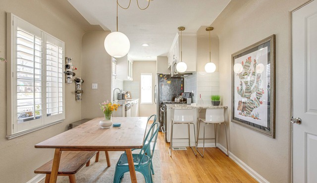 Walk to City Park: Chic Home w/Hot Tub & Yard