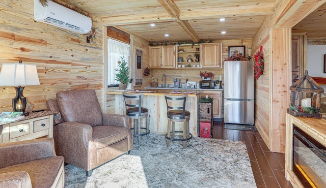 Walk to Current River: Ozarks Adventure Home!