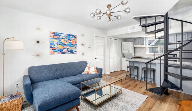 Walk to Downtown & Campus Modern 2BR Condo