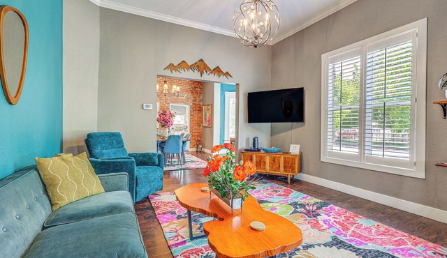 Walk to Dtwn: Colorful Cañon City Home w/Grill!