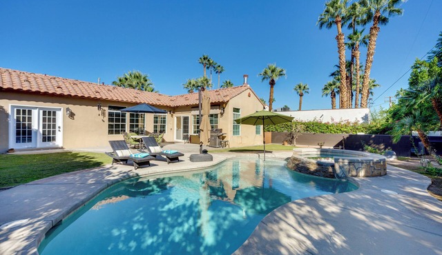 Walk to Dtwn Palm Springs! Chic Desert Oasis