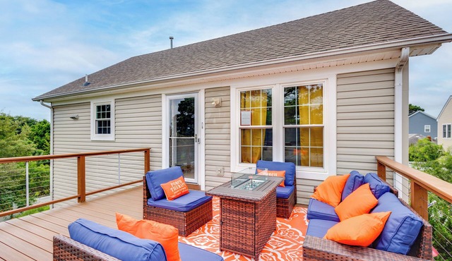 Walk to East Beach: Apt w/Outdoor Space