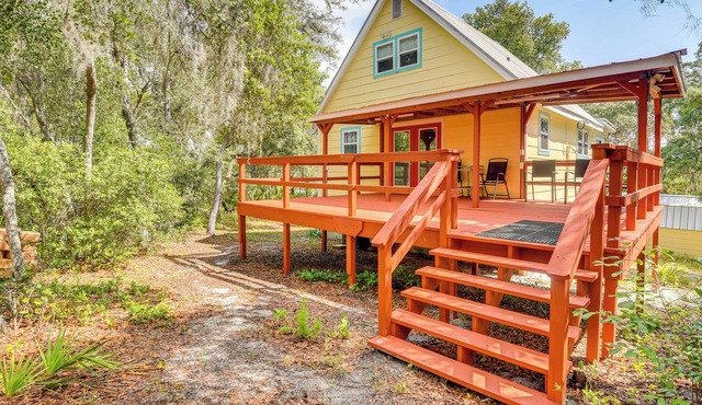 Walk to Lake George: Quiet Nature Escape w/Deck
