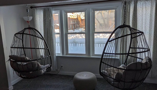 Walk to Lake Superior from this 4B/2b house in Washburn's Historic District. .
