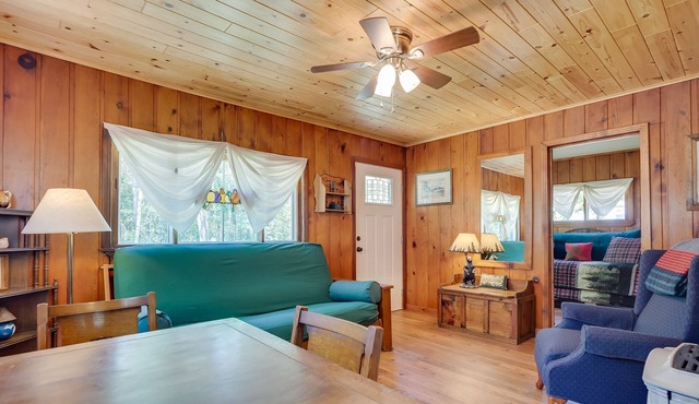 Walk to Lakefront! Cabin 21 Mi to Boyne Mtn Resort