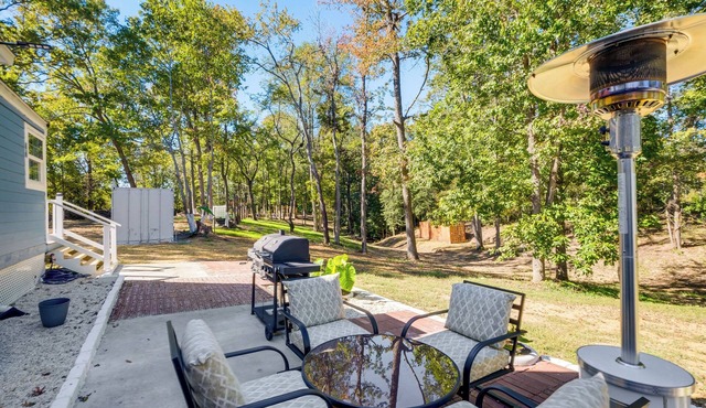 Walk to MIR: Wooded Group Escape w/Deck + Bar!