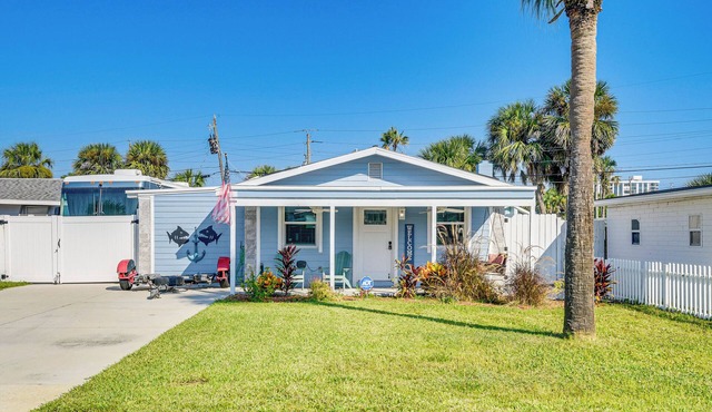Walk to Ocean! Home w/Large Yard in Ormond Beach