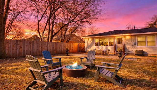 Walk to OU | Spacious 4BR with Fire Pit