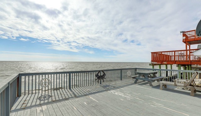 Walk to Public Beach: Bayfront Jersey Home w/View
