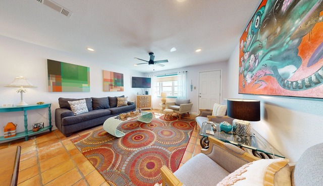 Walk to Sandfest , Shared Pool, Board Walk to Beach