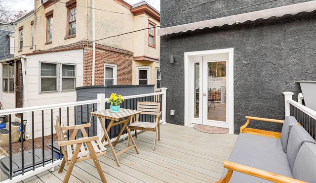 Walk to Shops & Eats: Philadelphia Escape w/Yard!