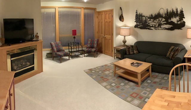 Walk to Slopes! Great condo in the Resort mountain village.