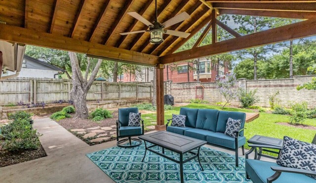 Walk to Stadium | 3BR w/Lush Yard + Patio
