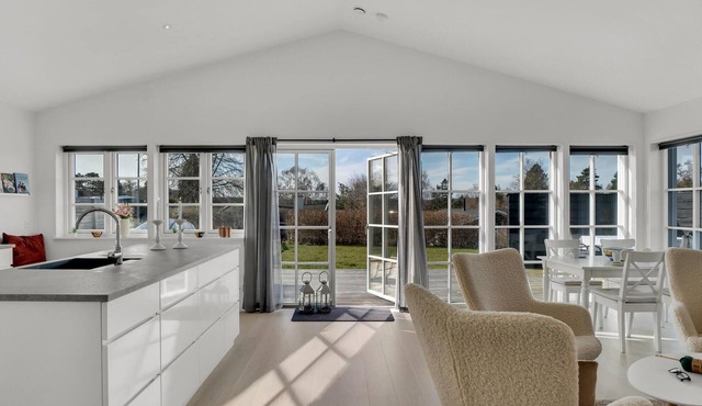 Walk to the beach from this comfortable vacation home.