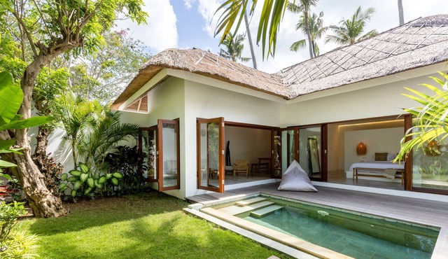 Walk to the beach of Pantai Seseh from this 1BR Private Luxury Villa with Pool