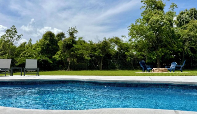 Walk to the beach, POOL home, sleeps 8!