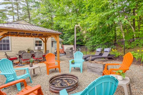 Walk to Water: Lake Winnipesaukee Home w/Hot Tub