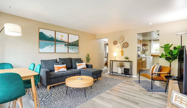 Walk to Waterfront! Scandi-Boho Seattle Apartment