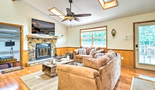 Walk to Wolf Run Lake: Cottage w/Furnished Deck