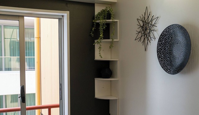 WALK UP Tiny Cozy Clean Minimalist Studio Centrally Located High Rise Building