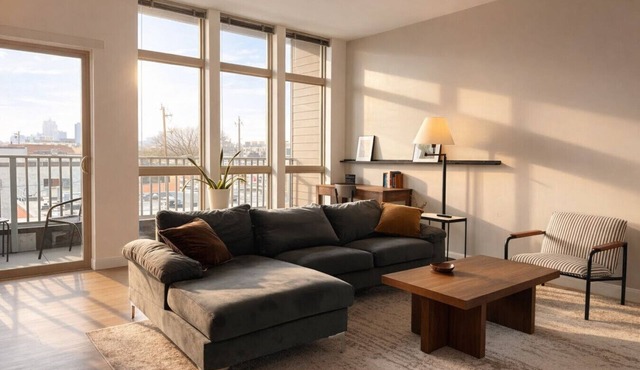 Walker`s Point Apt with Gym and Balcony