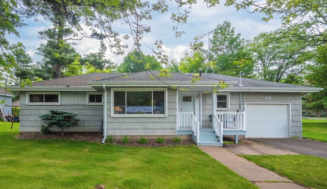 Walking distance to public beach, boat landing, and downtown Balsam Lake