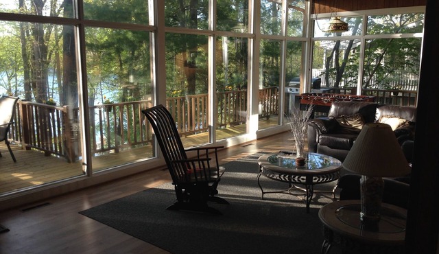 Walls Of Glass Overlook Tranquil Deep Water Cove - Incredible Mid-Lake Location