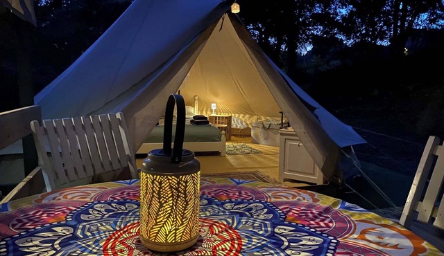 Walnut Star Tent @finders Keepers France. Adults Only Retreat. 13 Acres and Lake