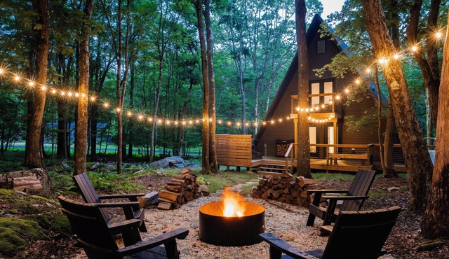 Wanderlust A Frame - Lake/Beach/Golf/Pool/Trails in Alpine Lake