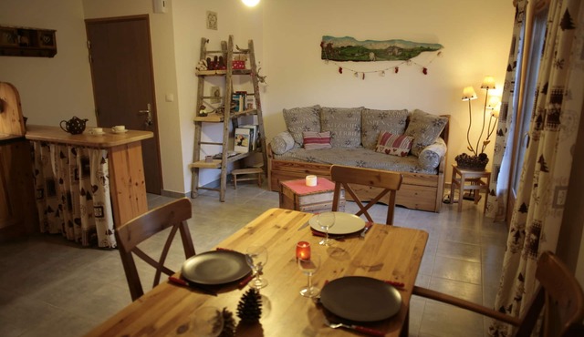 Warm 4-star cocoon in the mountains near Annecy between lake and mountains