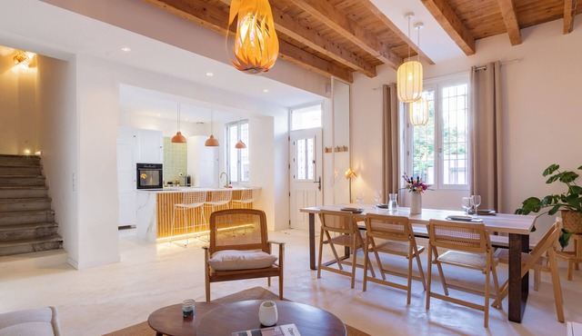 Warm and authentic town center house