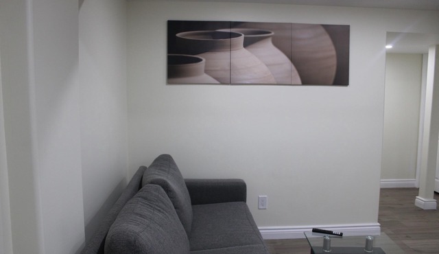 Warm and comfy basement apartment with all new furniture conveniently