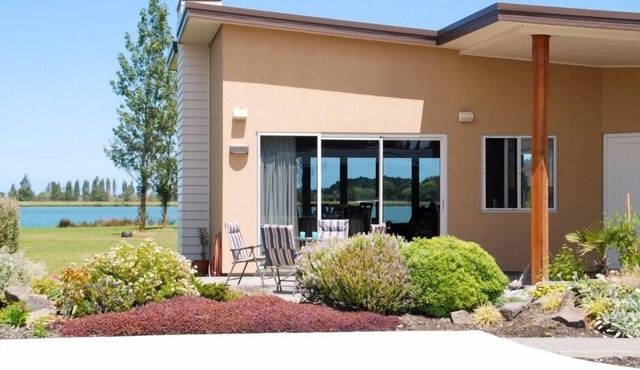 Warm and peaceful with unobstructed lake views.