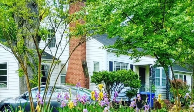 Warm, inviting house and neighborhood, plus dogs love our fenced-in back yard.