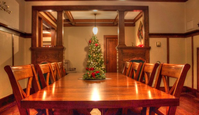 Warm, spacious prairie style home with all the comforts of your home.