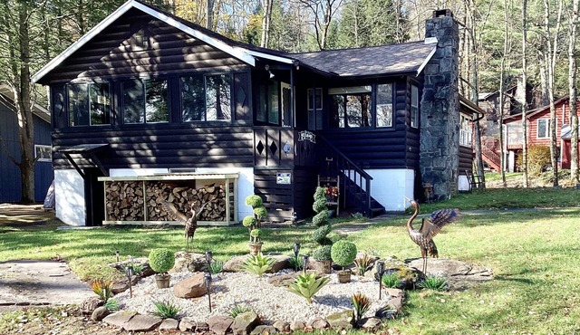 Warm welcoming cozy cottage in the woods