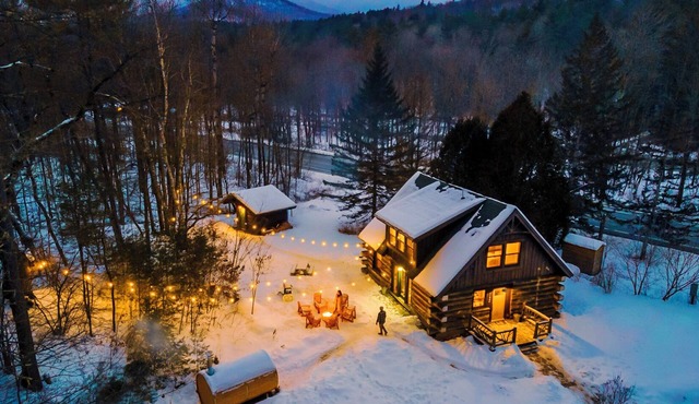 Warner's Camp Riverfront Retreat: Cabins, Hot Tub, Saunas, Swimming Hole